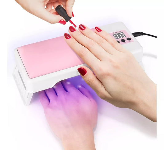 Lampara led uv Uñas Manicure + Almohada